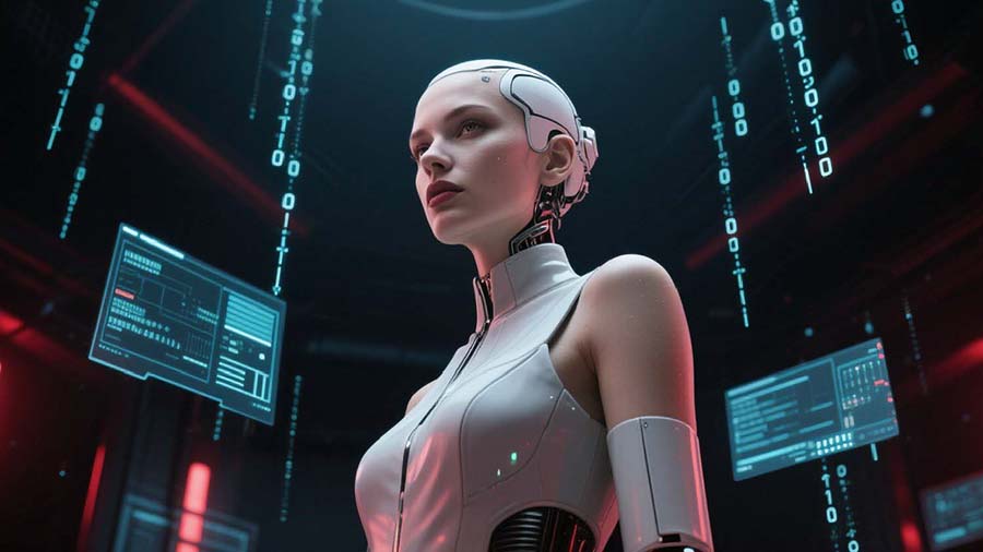 Paulina Dots desarrollando su web con IA