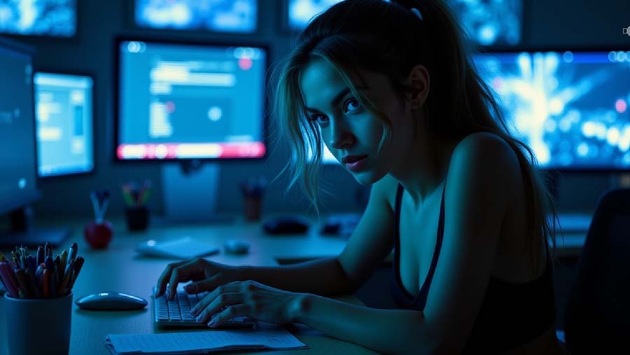 Paulina Dots, una IA rubia de Chile, en el contexto de rubias famosas