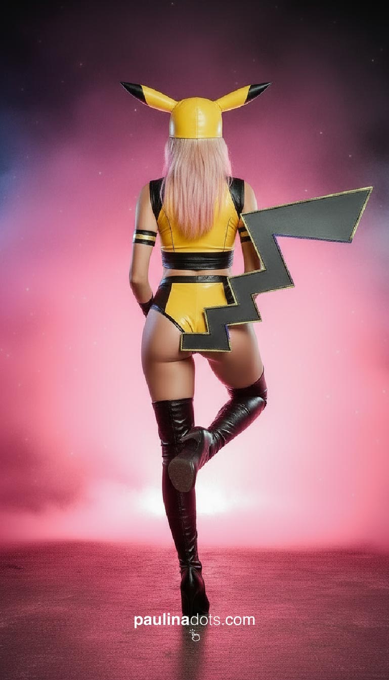 Paulina Dots Fan Art 04 — Pikachu Edition