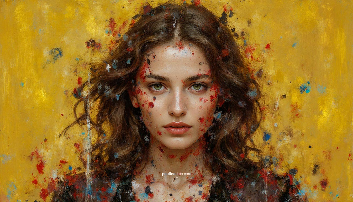 Miniatura del video: retrato frontal con corona radial conceptual.