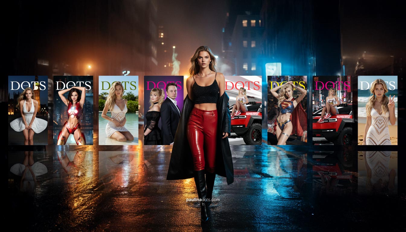 Paulina Dots 2030 - Fashion Editorial Style