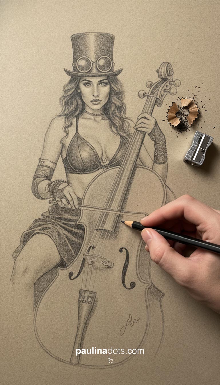 Notas de atelier: proceso artístico previo a la composición editorial final.