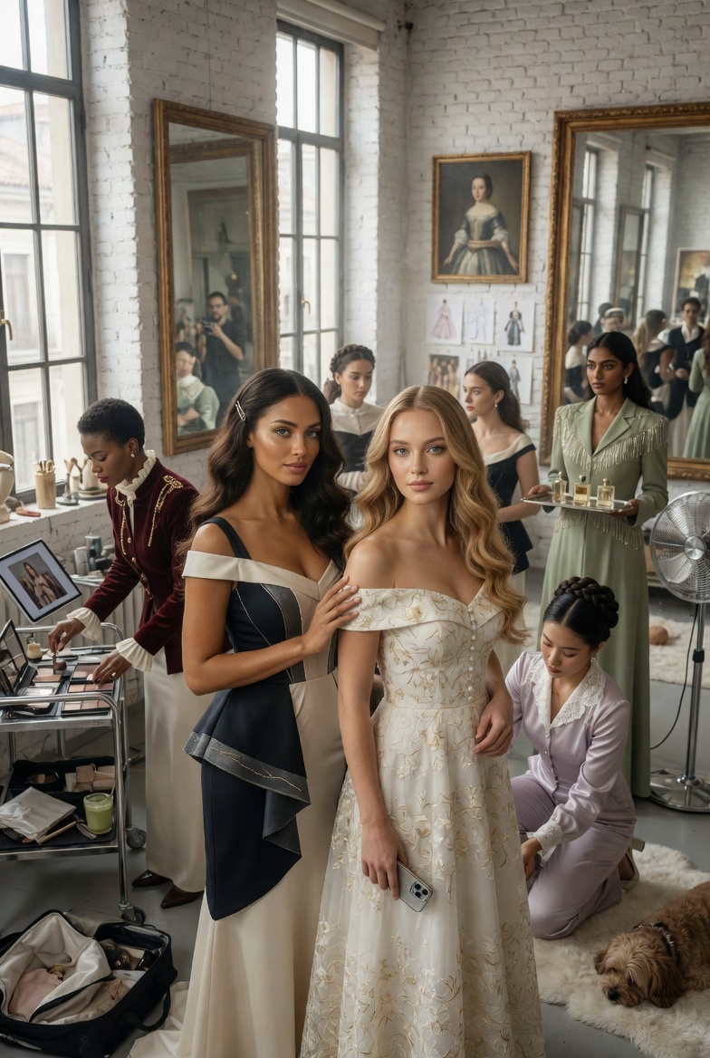 Escena fotográfica inspirada en Las Meninas