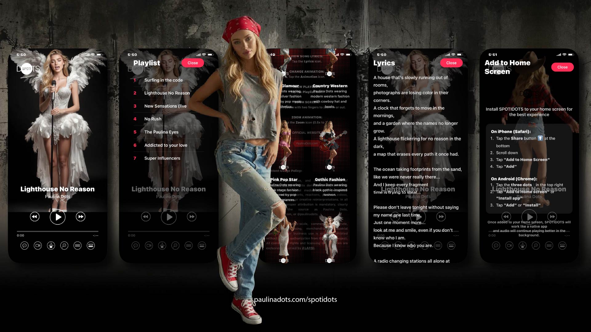 SpotiDots - Música original y player inmersivo