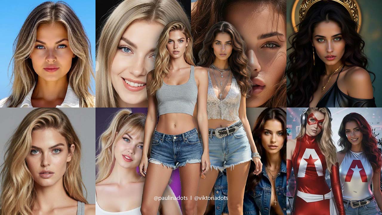 Paulina Dots & Viktoria Dots ADN Versions.